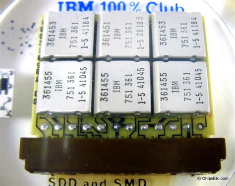 Ibm Vintage Computer Chip Collectibles Memorabilia And Jewelry