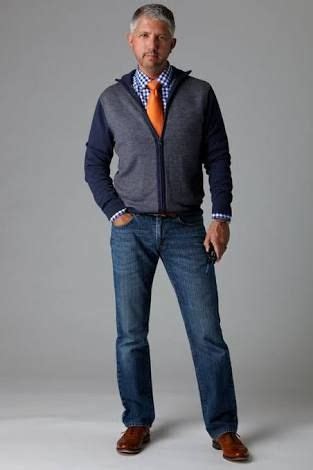 Down at the other end it might mean outfits as casual as dark jeans and turtlenecks. Image result for fashion for 50 year old man 2017 | Mens ...