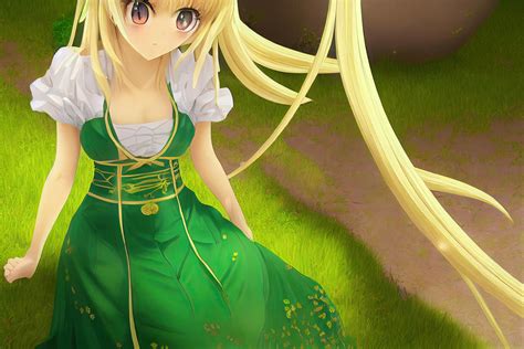Anime Girl Blonde Hair 1 By Clubhouseconvos On Deviantart