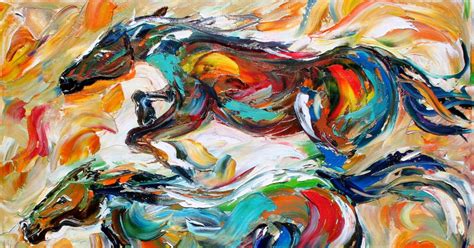 Karen Tarlton Wild Abstract Horses