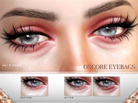 Sims 4 Ccs The Best Oscore Eyebags N14 By Pralinesims Eye Bags