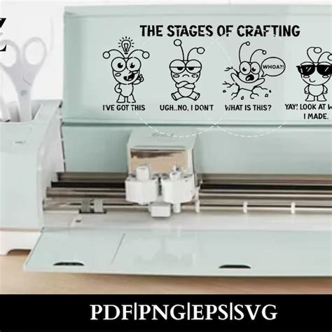 Buy Cricut Cutie Svg 4 Stages Of Crafting Online In India Etsy India