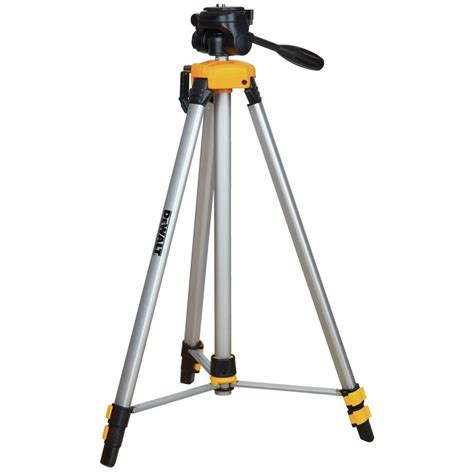 Dewalt Adjustable And Portable Laser Level Tripod With Tilting Head