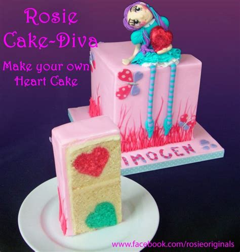 instructions for surprise heart cake cake cake tutorial easy cake decorating