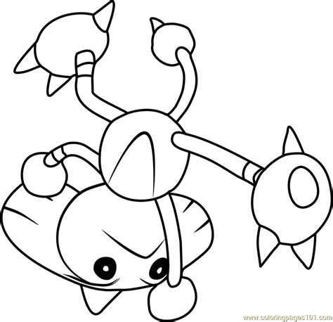 Litleo Pokemon Coloring Pages X And Y Sketch Coloring Page