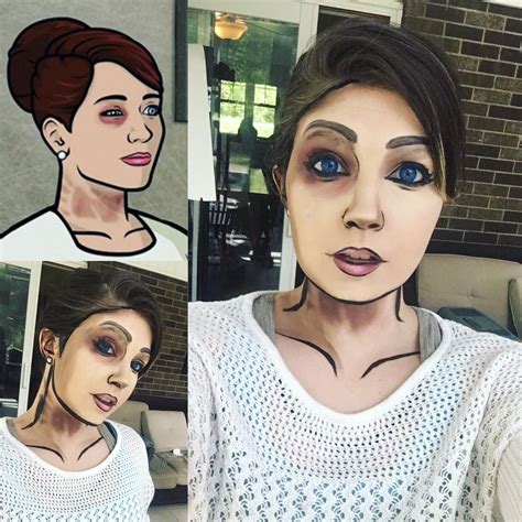 You Re Not My Supervisor Cheryl Tunt Archer Makeup Album On Imgur Cosplay Makeup Costume