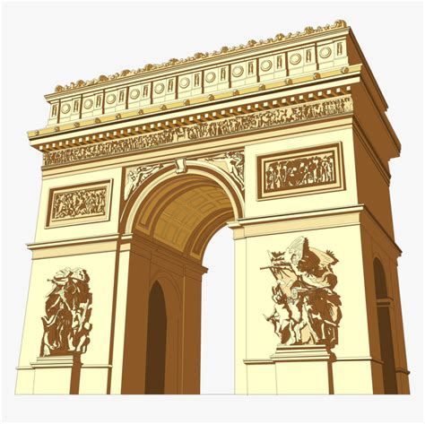 Transparent Arc De Triomphe Clipart Roman Architecture Triumphal Arch