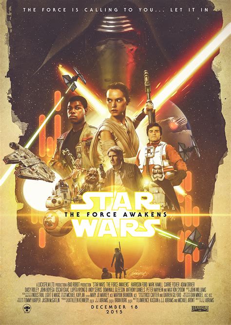 Oh, things are about to go nuts in star wars fandom world. Star Wars: The Force Awakens Poster Contest Shortlist and ...