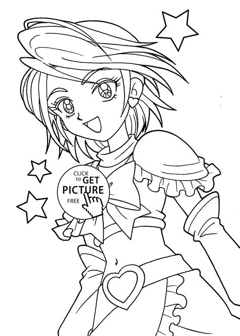 Download Pretty cure coloring pages for girls, printable free | coloing-4kids.com