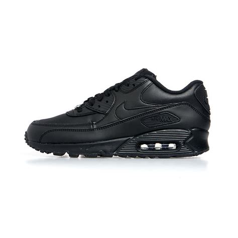 Nike Air Max 90 Leather Black Black 302519 001