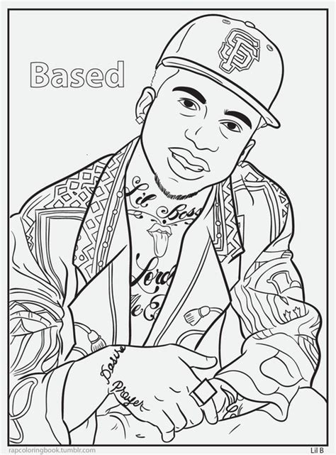 I love hip hop coloring page. Self Coloring Pages at GetColorings.com | Free printable ...
