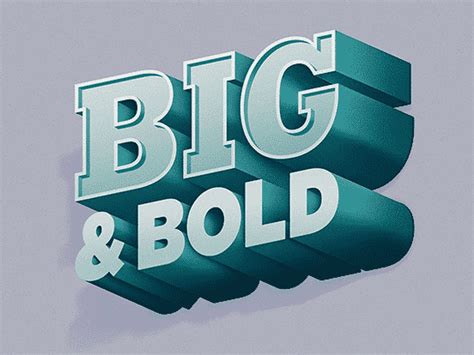 Big And Bold 3d Type The Design Inspiration Fonts Inspirations The