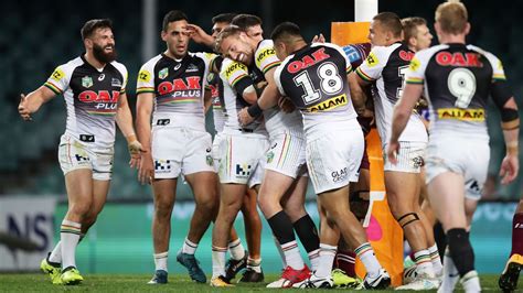 Coached by ivan cleary and captained by james tamou, the panthers are competing in the national rugby league's 2019. Penrith Panthers advance on dubious Peachey NRL try