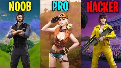 Free fire is great battle royala game for android and ios devices. NOOB vs PRO vs HACKER🔴 - Free Fire Battlegrounds- FREE ...