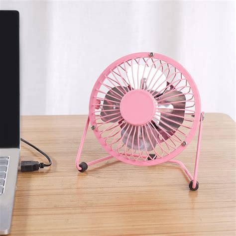 Usb Fan 360° Oscillating Desk Fan Portable Mini Table Fan Air Circulator Fan Desktop Cooling