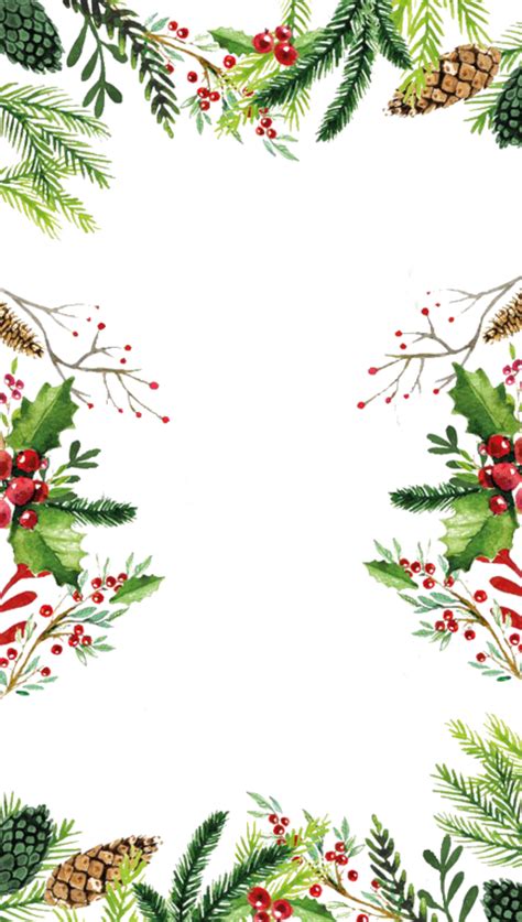 Hd Pine Branches Christmas Decorated Frame Png Citypng