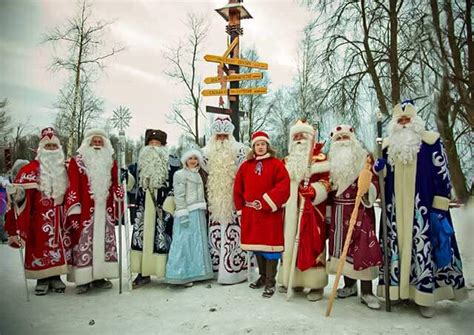 Какие Деды Морозы живут в России фото 9 новогодних братьев