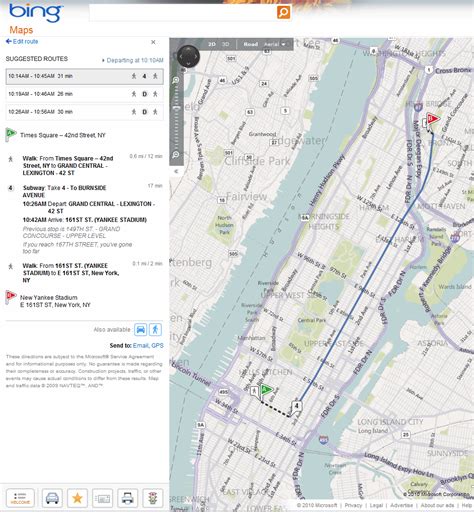 Bing Maps Gets Transit Directions Ghacks Tech News