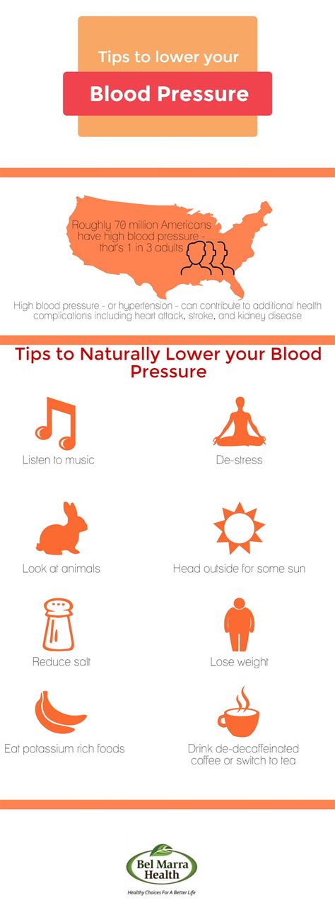 When used without qualification, the term blood pressure refers to the pressure in the large arteries. Infographic - Tips to Lower your Blood Pressure