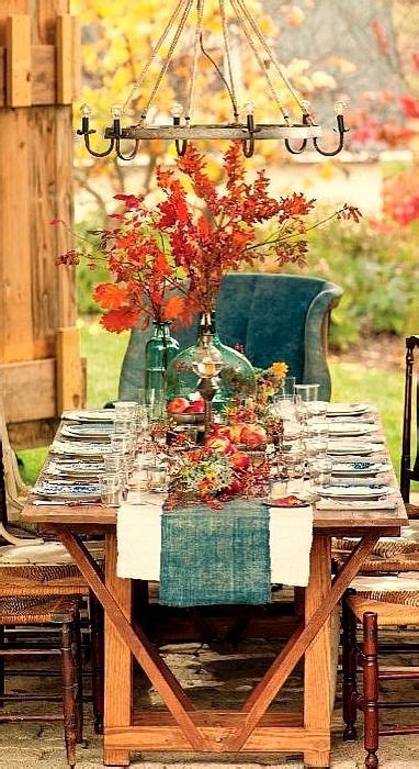 Autumn Tablescape Thanksgiving Decorations Seasonal Decor Holiday