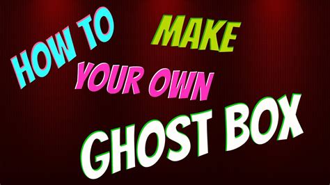 3.4 4) sono x12 spirit box app. DIY Ghost Box - YouTube