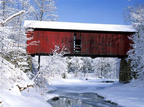 Vermont Covered Bridge Covered Bridges Rustic Bridge