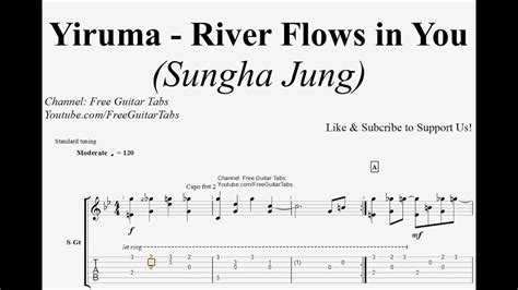 Auto playing instrument directly plays the instrument for you. (Yiruma) River Flows in You - Guitar Tab | Sungha Jung ...