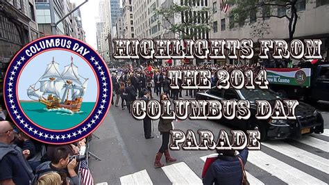 Highlights From The 2014 Columbus Day Parade Youtube