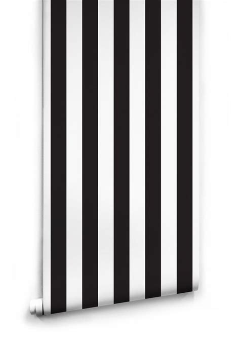 Black And White Stripe Wallpaper Bold Yet Elegant Striped Wallpaper