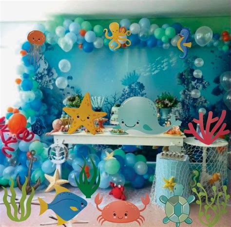 Under The Sea Party Decorations Underwater Theme Party Sea Theme