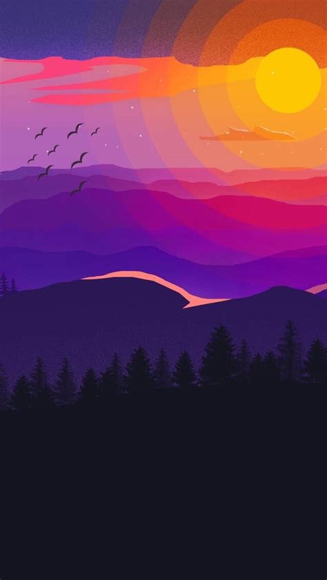 Sunset Wallpaper 🌌 Landscape Wallpaper Mkbhd Wallpapers Scenery