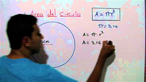 Maybe you would like to learn more about one of these? Como calcular el área de un circulo. Ejemplo 1 - YouTube