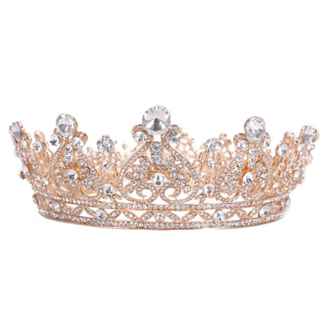 Buy Luxury Vintage Gold Wedding Crown Alloy Bridal
