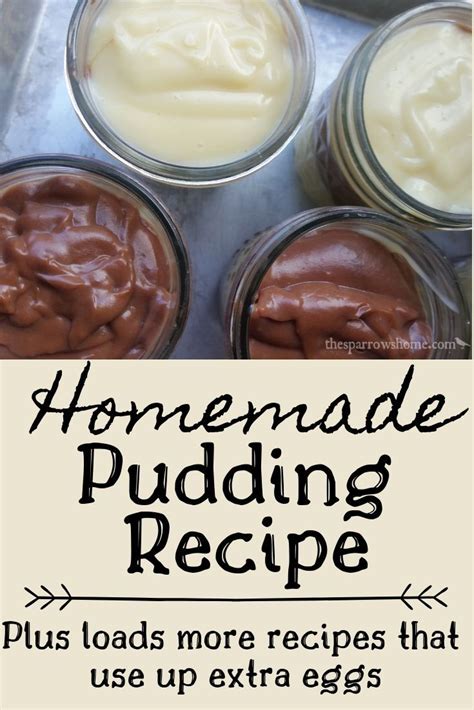 Desserts with eggs, dinner recipes with eggs, you name it! That Use Up A Lot of Eggs (Bonus Pudding Recipe!) in 2020 (With images) | Homemade pudding