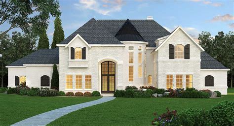 Classically Beautiful Traditional House Plan 36529tx Architectural