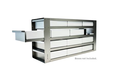 12 Place Rack For Upright Freezer Pull Out Shelves 3x4 Starlab
