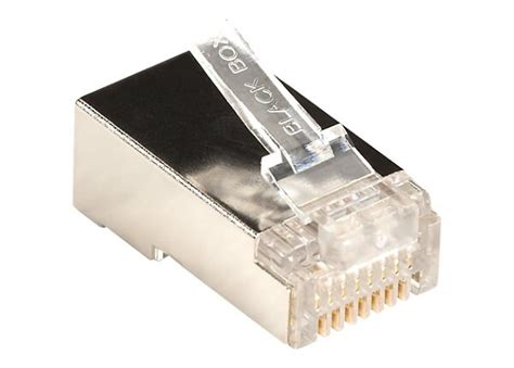 Black Box Cat5e Shielded Rj45 Modular Plug Connector 10 Pack