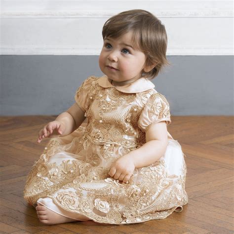 Visit dillard's to find clothing, accessories, shoes, cosmetics & more. Lesy Luxury - Ivory Tulle & Gold Lace Dress | Childrensalon