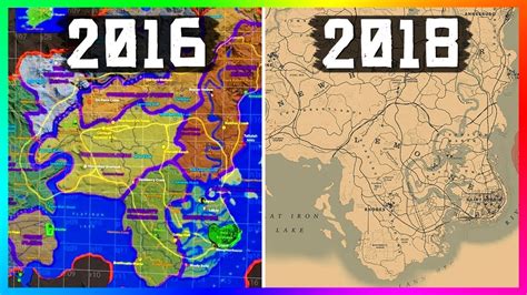 red dead redemption 2 map vs real life map of the map