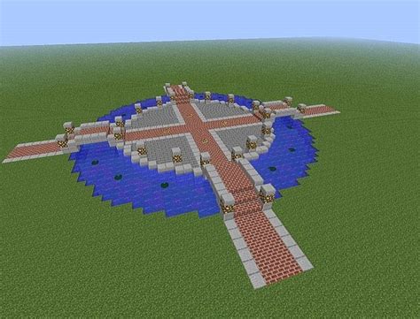 Minecraft Build Spawn Intersection Or Town Center Minecraft Project