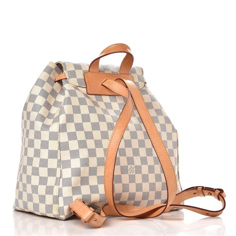 Lv Damier Azur Backpack With Semashow