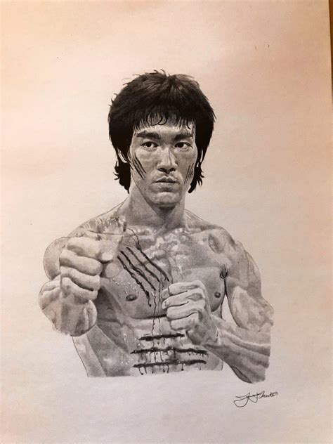 Top 37 Imagen Bruce Lee Drawing Vn