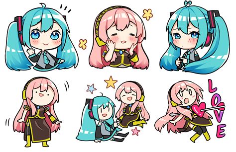 Vocaloid Stickers Telegraph