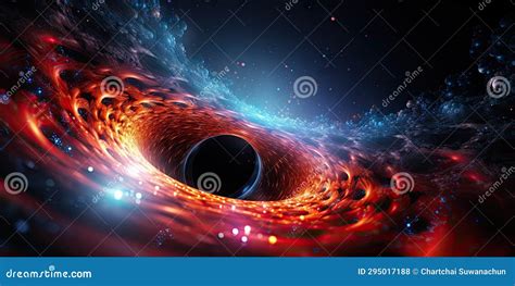 Illustration Of A Quantum Black Hole This Shows The Mysterious Nature