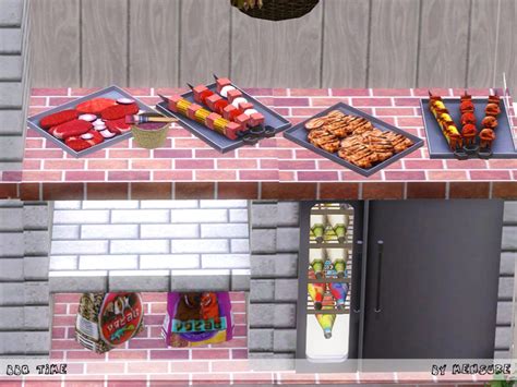 The Sims Resource Bbq Time Outdoor Kitchen