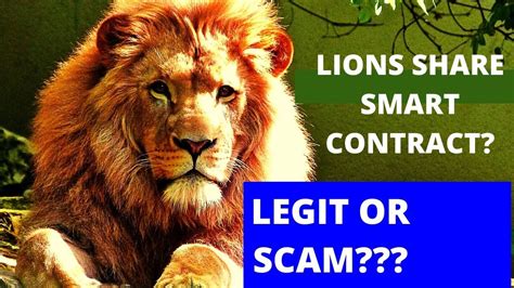 Lions Share Smart Contract The 1 Way To Make Money Online In2020