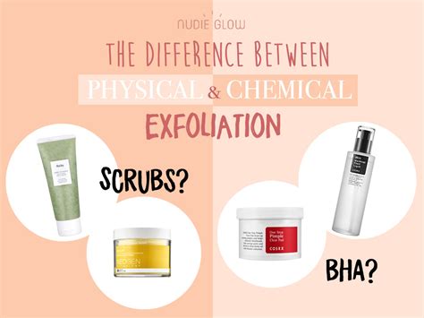 Exfoliation Explained Physical Vs Chemical Nudie Glow