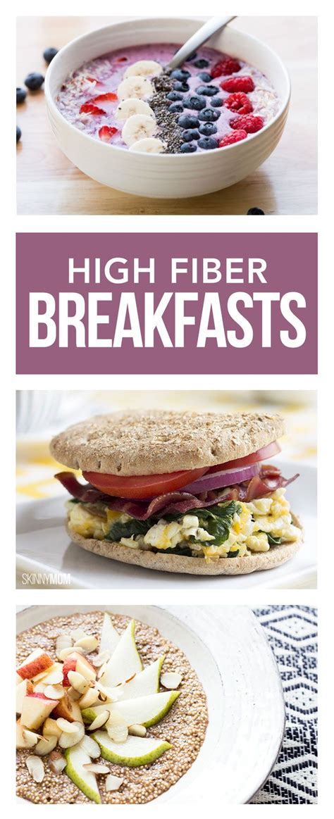 Make certain to eat your apple with the skin on, as it is loaded up with fiber. 7 High-Fiber Breakfasts To Power You Through To Lunch ...