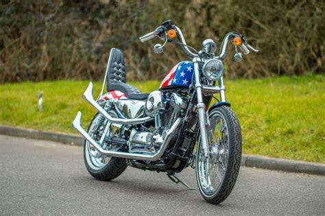 The Legend Of Harley Davidson Sportster Captain America 72