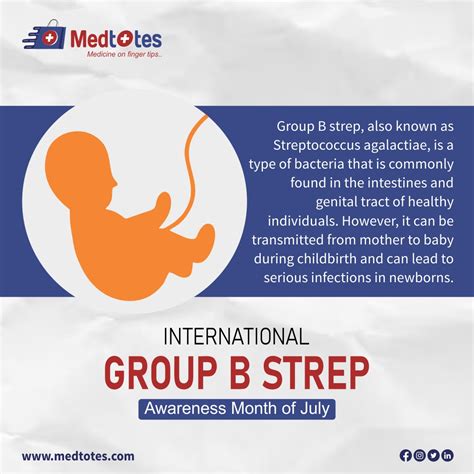 Awareness Of International Group B Strep Medtotes Healthcare To Homecare